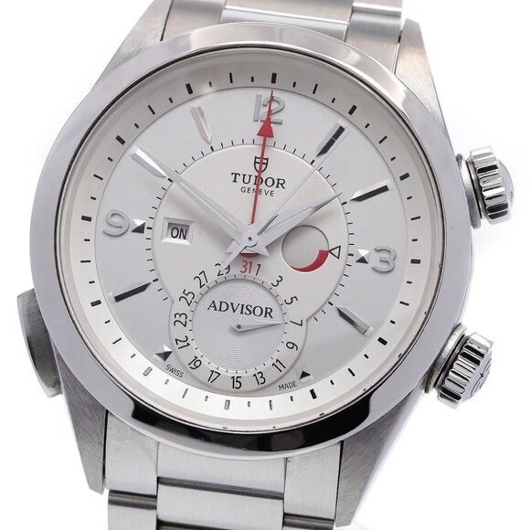 TUDOR Heritage Advisor 79620T Power reserve Silver Dial Automatic Men&#039;s_845 - Picture 1 of 7